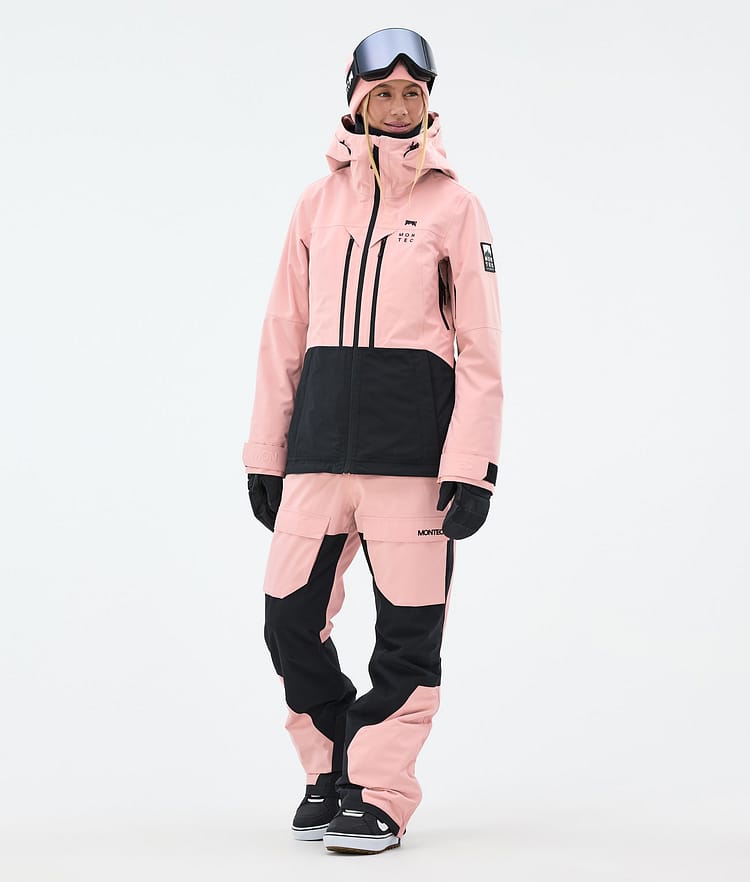 Montec Moss W Snowboardjakke Dame Soft Pink/Black Renewed, Bilde 3 av 10
