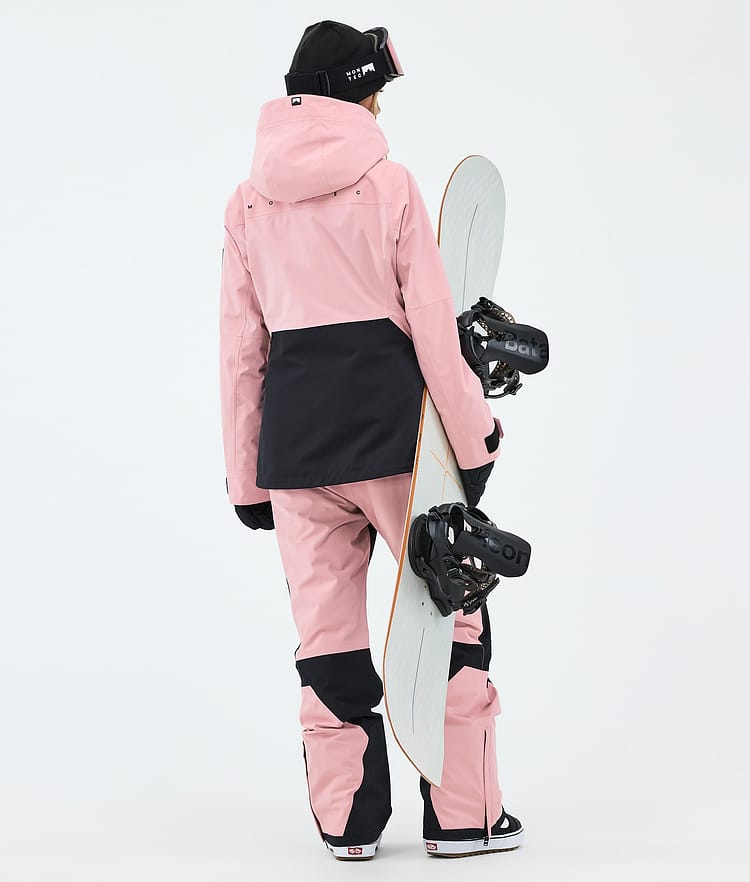 Montec Moss W Snowboardjakke Dame Soft Pink/Black, Bilde 3 av 9