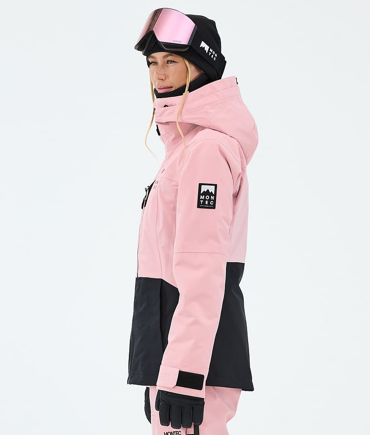 Montec Moss W Snowboardjakke Dame Soft Pink/Black, Bilde 5 av 9
