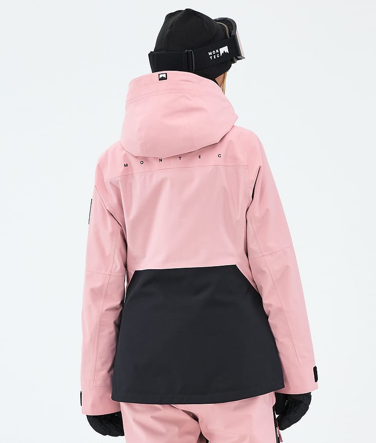 Montec Moss W Snowboardjakke Dame Soft Pink/Black, Bilde 6 av 9