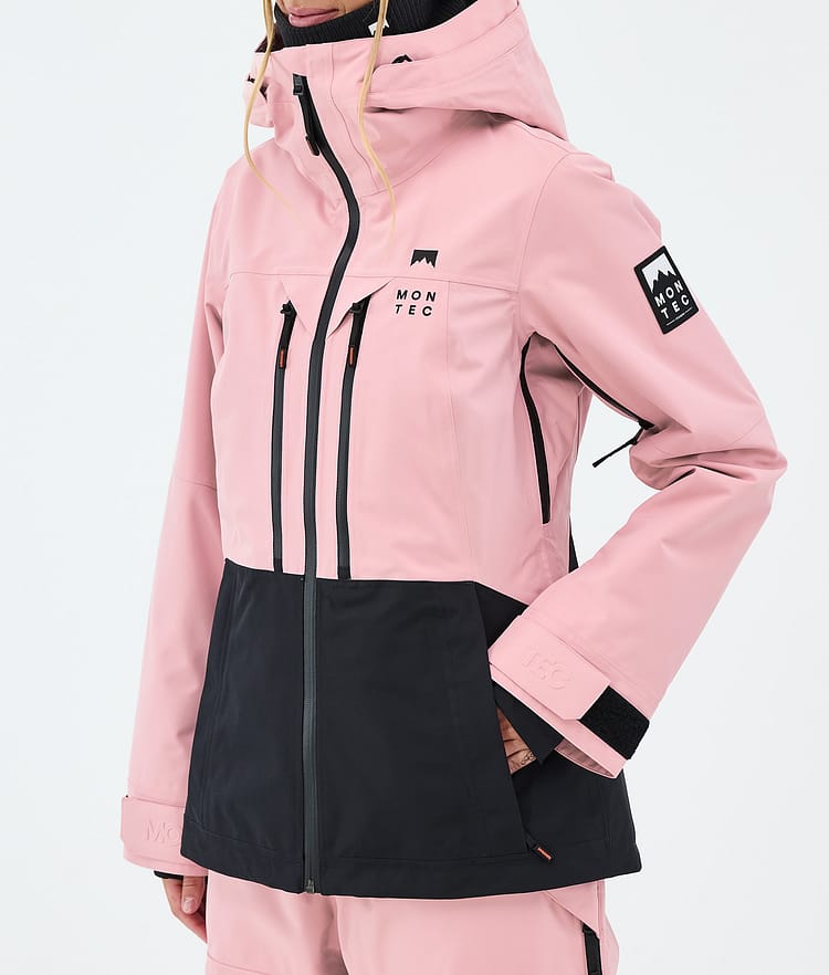 Montec Moss W Snowboardjakke Dame Soft Pink/Black, Bilde 7 av 9