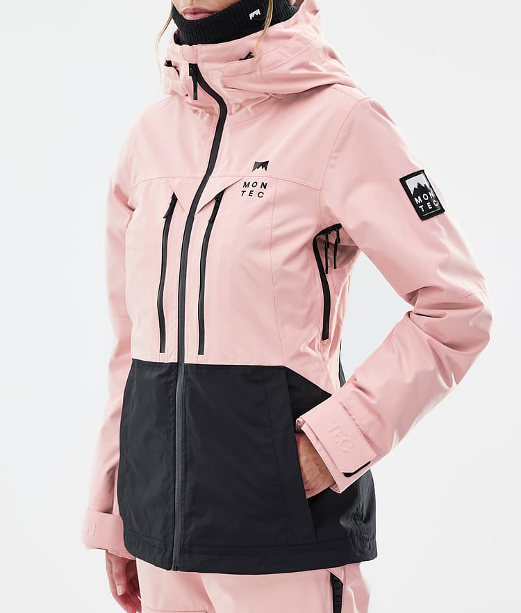 Montec Moss W Skijakke Dame Soft Pink/Black, Bilde 8 av 10