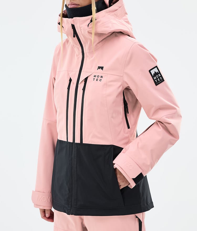 Montec Moss W Snowboardjakke Dame Soft Pink/Black Renewed, Bilde 8 av 10