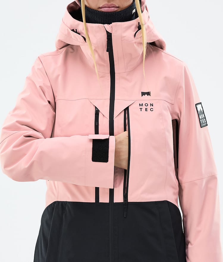 Montec Moss W Snowboardjakke Dame Soft Pink/Black Renewed, Bilde 9 av 10