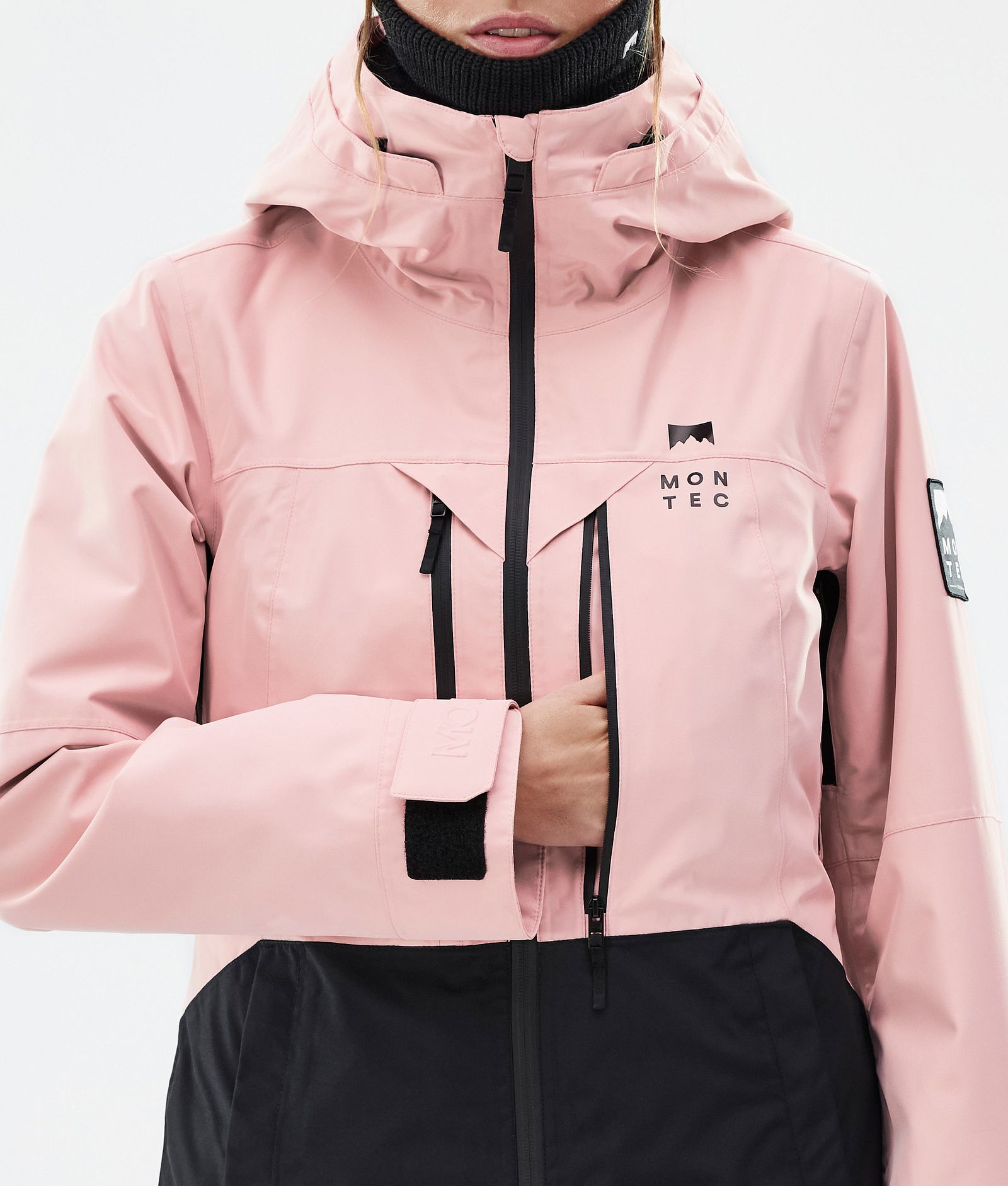 Montec Moss W Snowboardjakke Dame Soft Pink/Black