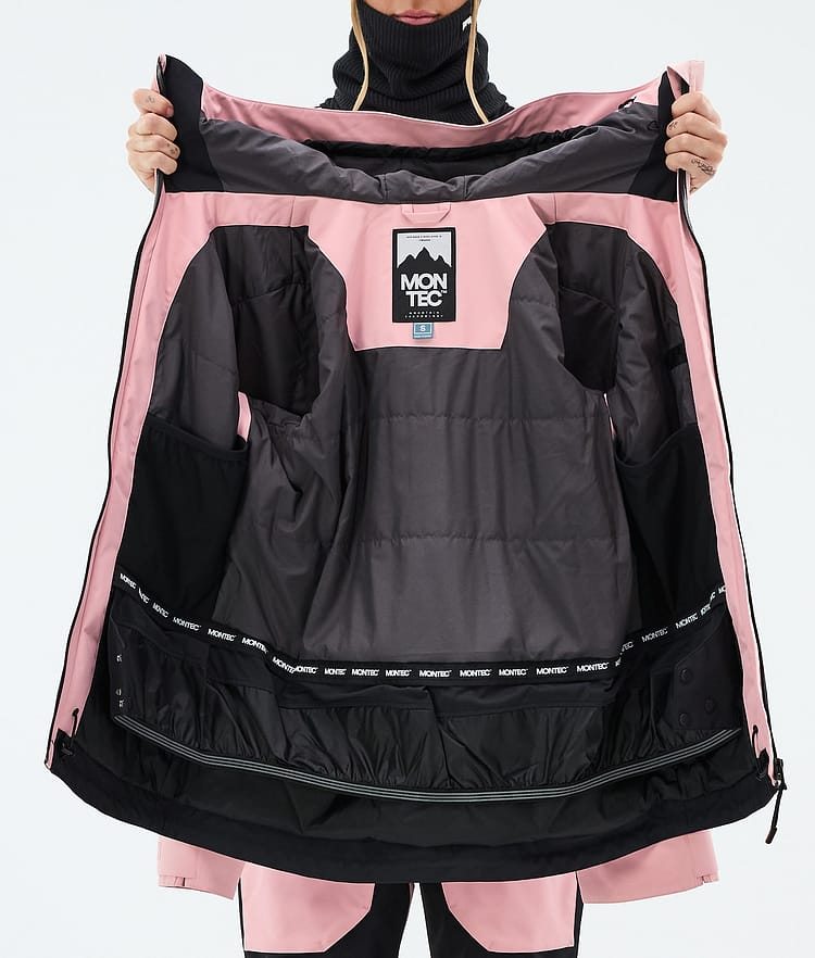 Montec Moss W Skijakke Dame Soft Pink/Black, Bilde 9 av 9