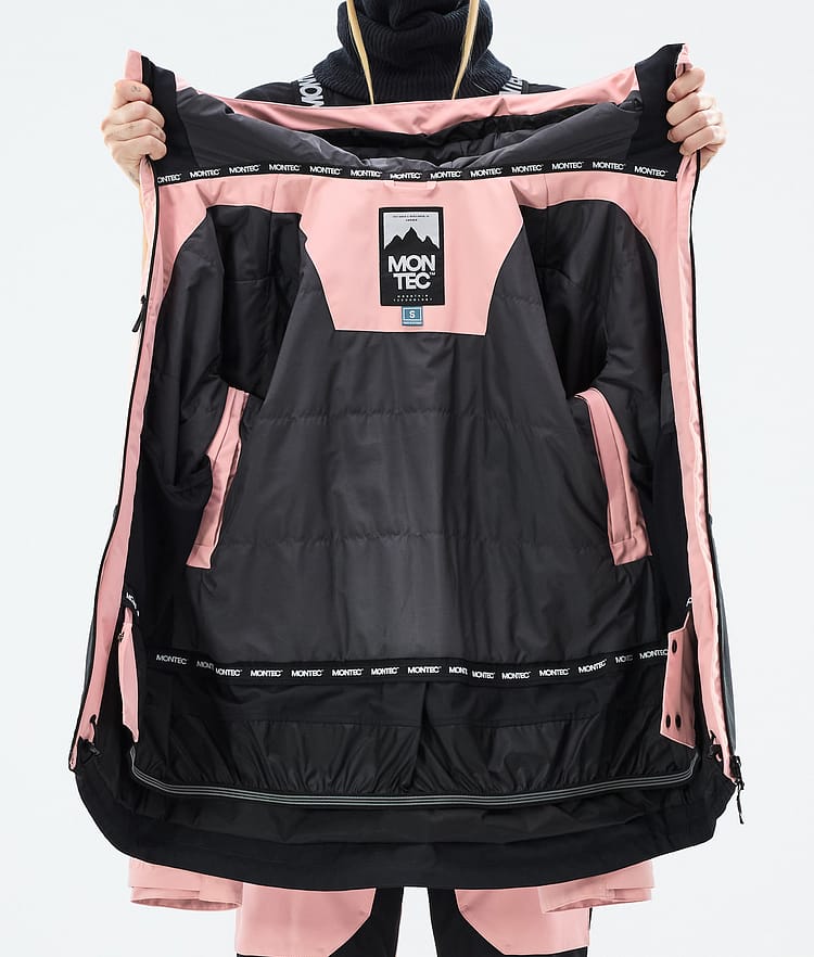 Montec Moss W Snowboardjakke Dame Soft Pink/Black Renewed, Bilde 10 av 10