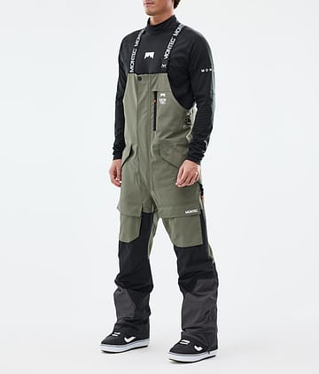 Montec Fawk Snowboardbukse Herre Greenish/Black/Phantom Renewed