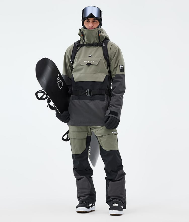 Montec Fawk Snowboardbukse Herre Greenish/Black/Phantom, Bilde 2 av 7