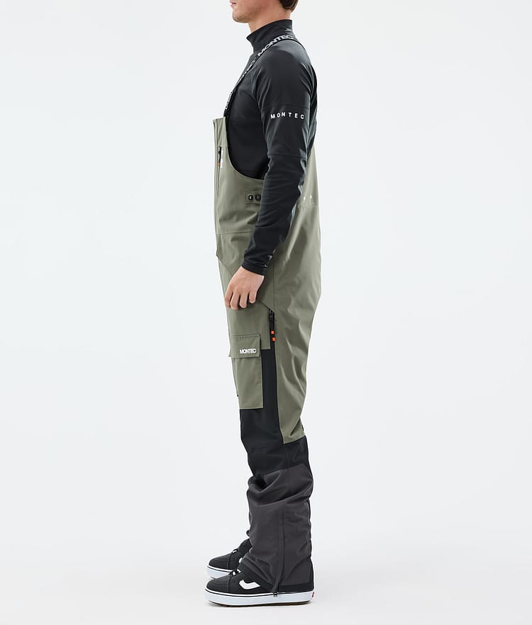 Montec Fawk Snowboardbukse Herre Greenish/Black/Phantom Renewed, Bilde 2 av 6