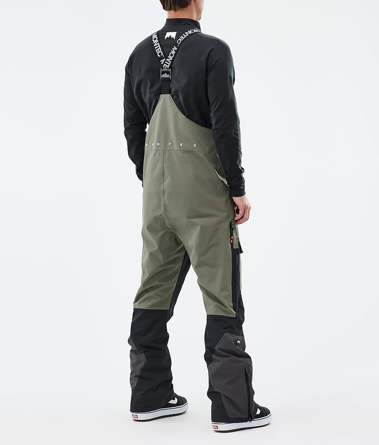Montec Fawk Snowboardbukse Herre Greenish/Black/Phantom Renewed, Bilde 3 av 6