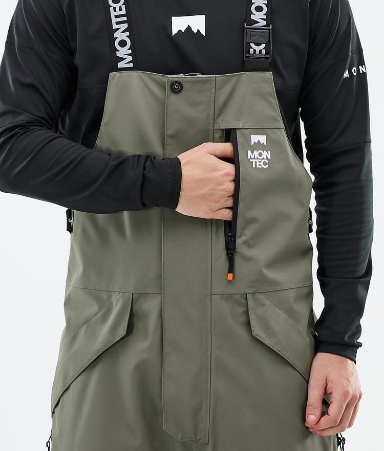 Montec Fawk Snowboardbukse Herre Greenish/Black/Phantom Renewed, Bilde 5 av 6