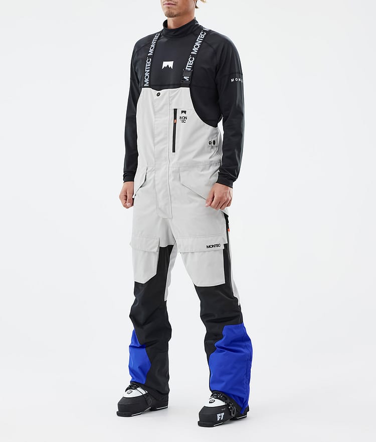 Montec Fawk Skibukse Herre Light Grey/Black/Cobalt Blue, Bilde 1 av 7