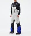 Montec Fawk Snowboardbukse Herre Light Grey/Black/Cobalt Blue