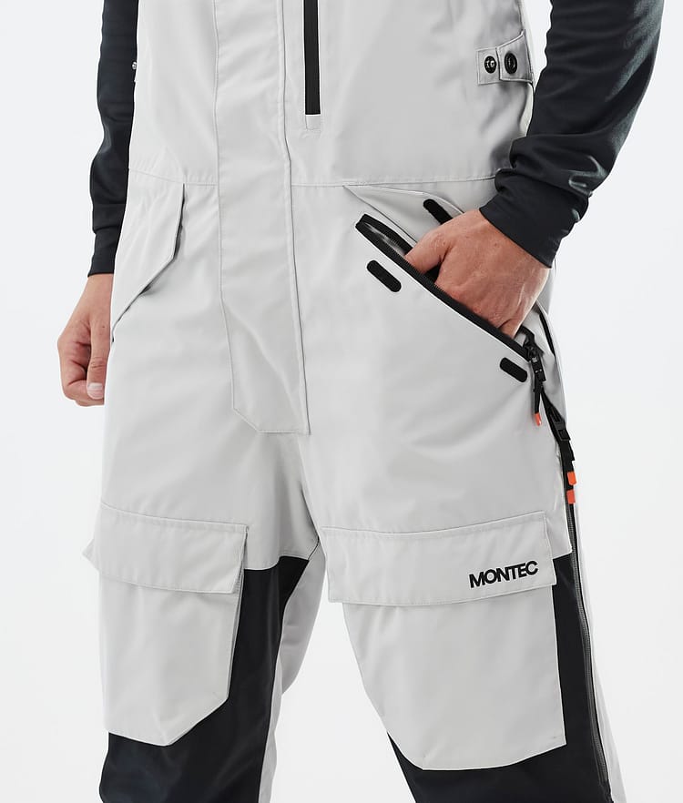 Montec Fawk Snowboardbukse Herre Light Grey/Black/Cobalt Blue, Bilde 5 av 7