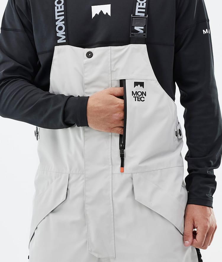 Montec Fawk Snowboardbukse Herre Light Grey/Black/Cobalt Blue, Bilde 6 av 7