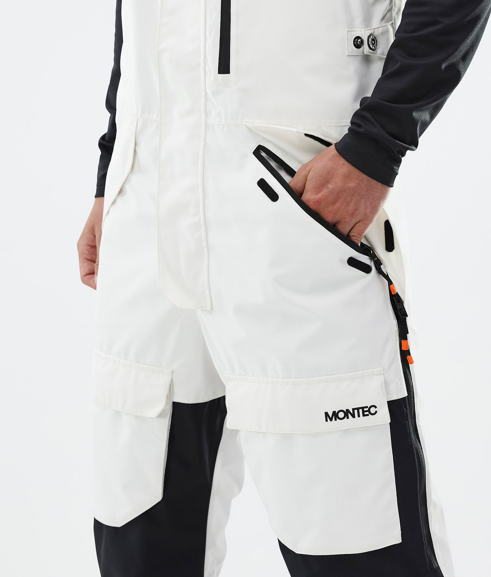 Montec Fawk Skibukse Herre Old White/Black, Bilde 5 av 7