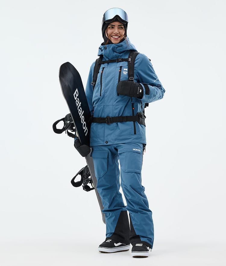 Montec Fawk W Snowboardbukse Dame Blue Steel, Bilde 3 av 8