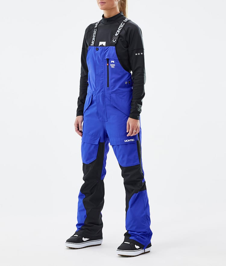 Montec Fawk W Snowboardbukse Dame Cobalt Blue/Black, Bilde 1 av 7