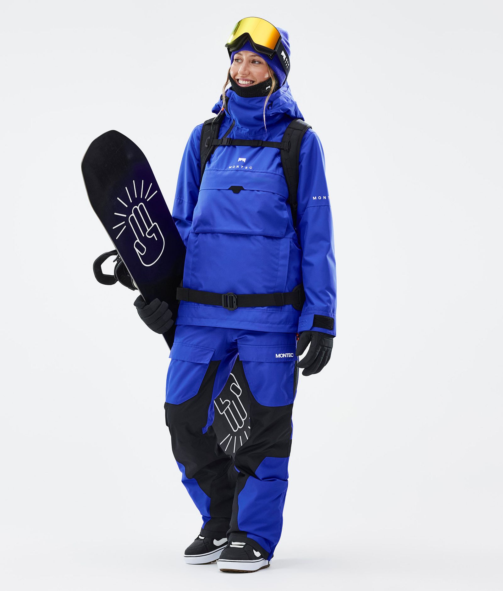 Montec Fawk W Snowboardbukse Dame Cobalt Blue/Black Renewed, Bilde 2 av 7