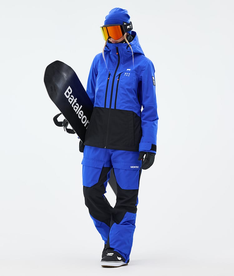 Montec Fawk W Snowboardbukse Dame Cobalt Blue/Black Renewed, Bilde 3 av 8