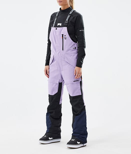 Montec Fawk W Snowboardbukse Dame Faded Violet/Black/Dark Blue