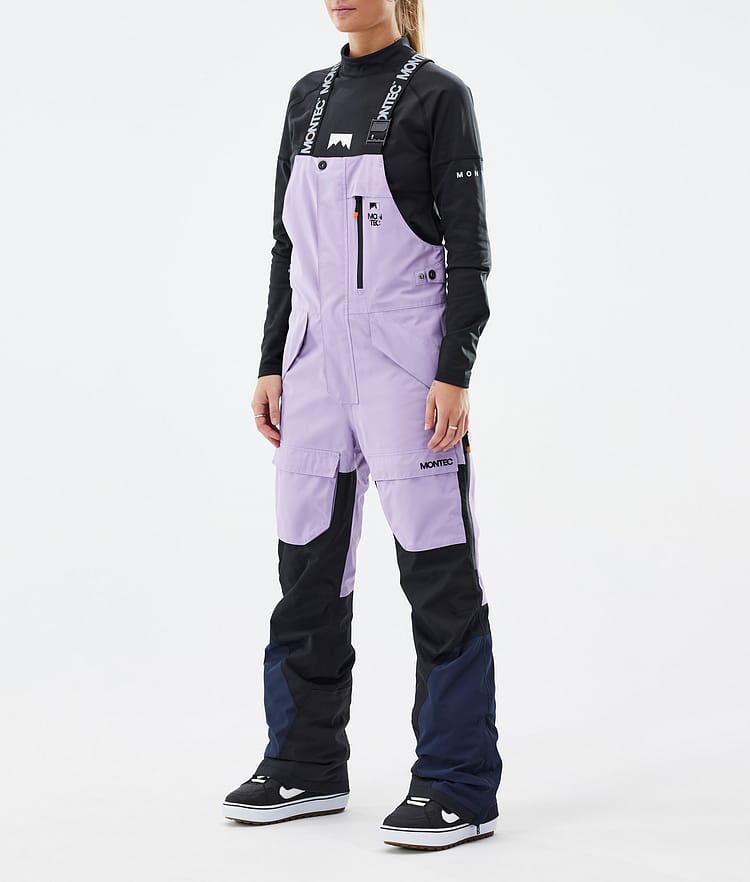 Montec Fawk W Snowboardbukse Dame Faded Violet/Black/Dark Blue, Bilde 1 av 7