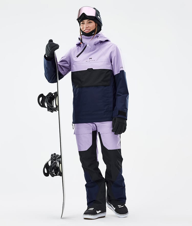 Montec Fawk W Snowboardbukse Dame Faded Violet/Black/Dark Blue