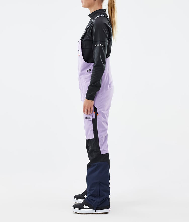 Montec Fawk W Snowboardbukse Dame Faded Violet/Black/Dark Blue, Bilde 3 av 7
