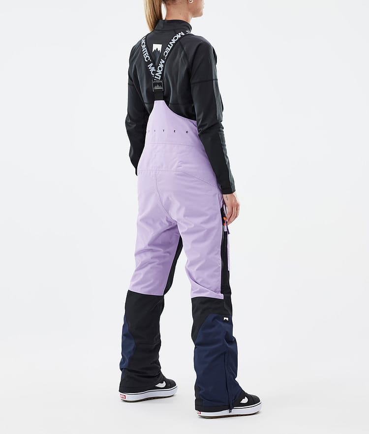 Montec Fawk W Snowboardbukse Dame Faded Violet/Black/Dark Blue, Bilde 4 av 7