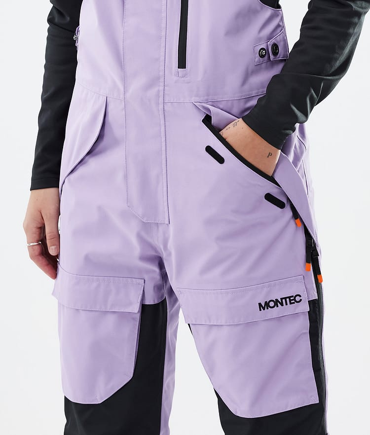 Montec Fawk W Snowboardbukse Dame Faded Violet/Black/Dark Blue, Bilde 5 av 7