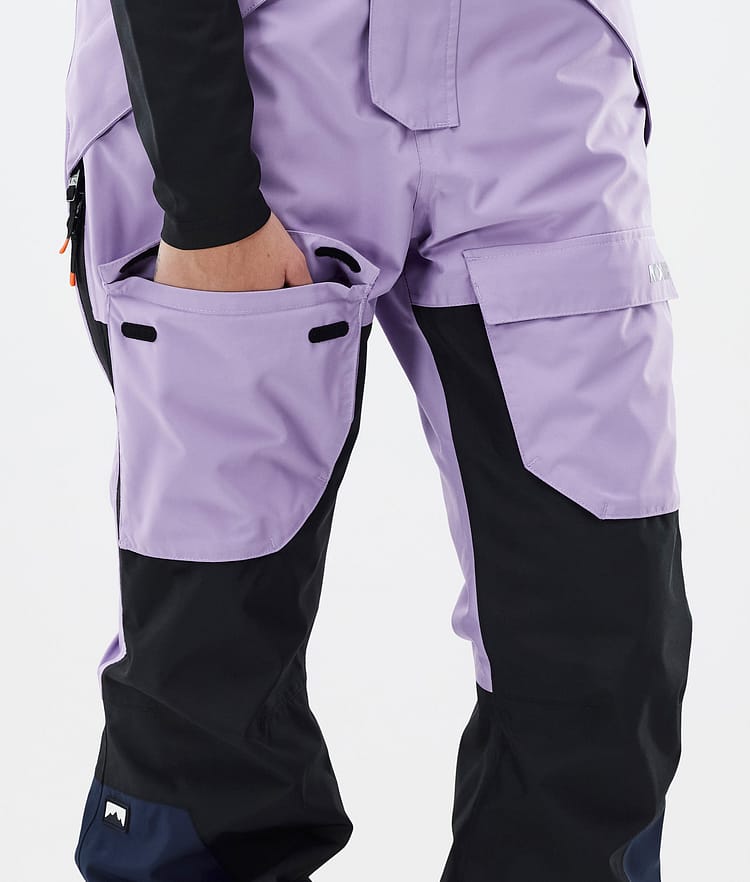 Montec Fawk W Snowboardbukse Dame Faded Violet/Black/Dark Blue, Bilde 7 av 7