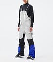 Montec Fawk W Snowboardbukse Dame Light Grey/Black/Cobalt Blue