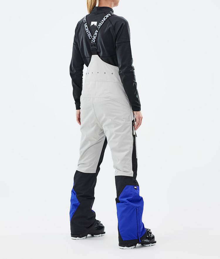 Montec Fawk W Skibukse Dame Light Grey/Black/Cobalt Blue, Bilde 4 av 7