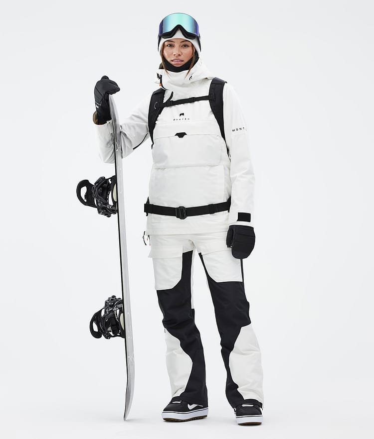Montec Fawk W Snowboardbukse Dame Old White/ Black Renewed, Bilde 2 av 7