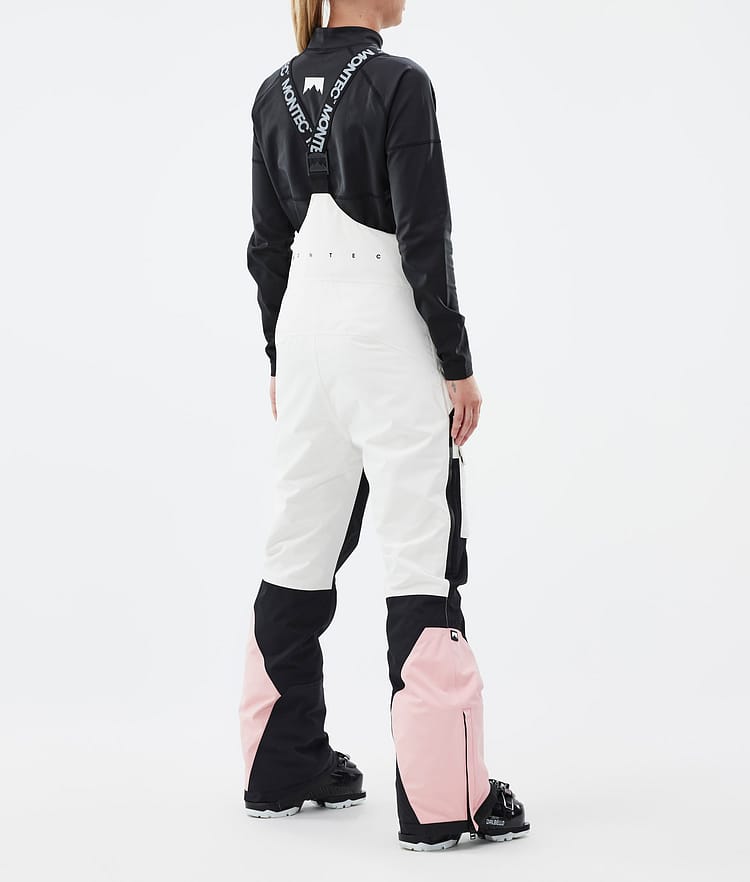 Montec Fawk W Skibukse Dame Old White/Black/Soft Pink, Bilde 4 av 7