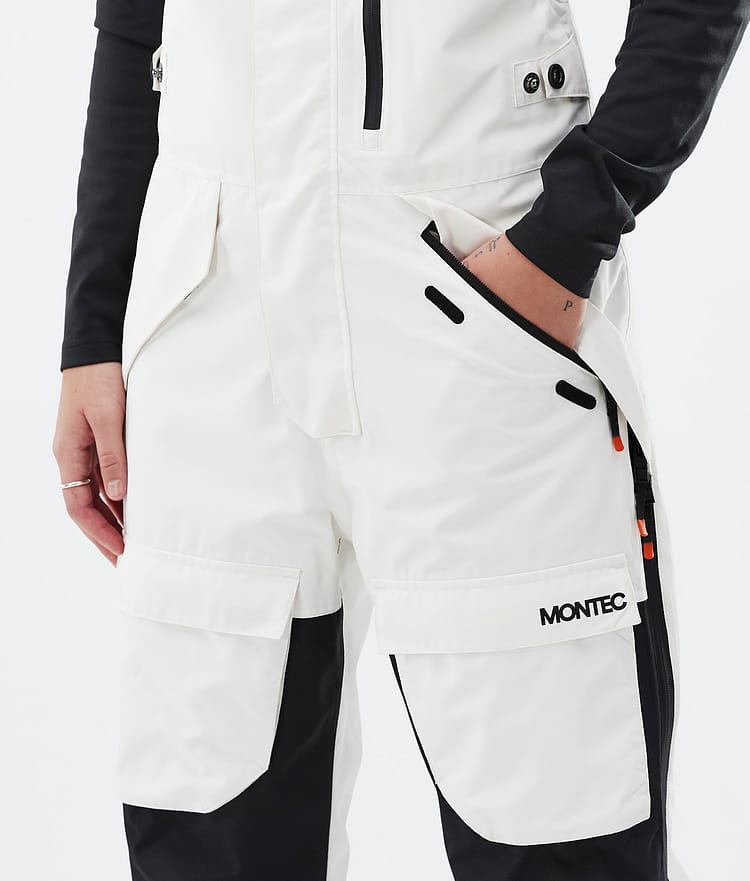 Montec Fawk W Snowboardbukse Dame Old White/Black/Soft Pink Renewed, Bilde 5 av 7