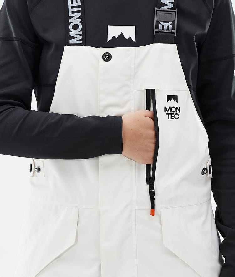 Montec Fawk W Snowboardbukse Dame Old White/Black/Soft Pink Renewed, Bilde 6 av 7