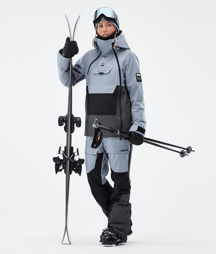 Montec Fawk W Skibukse Dame Soft Blue/Black/Phantom, Bilde 2 av 7