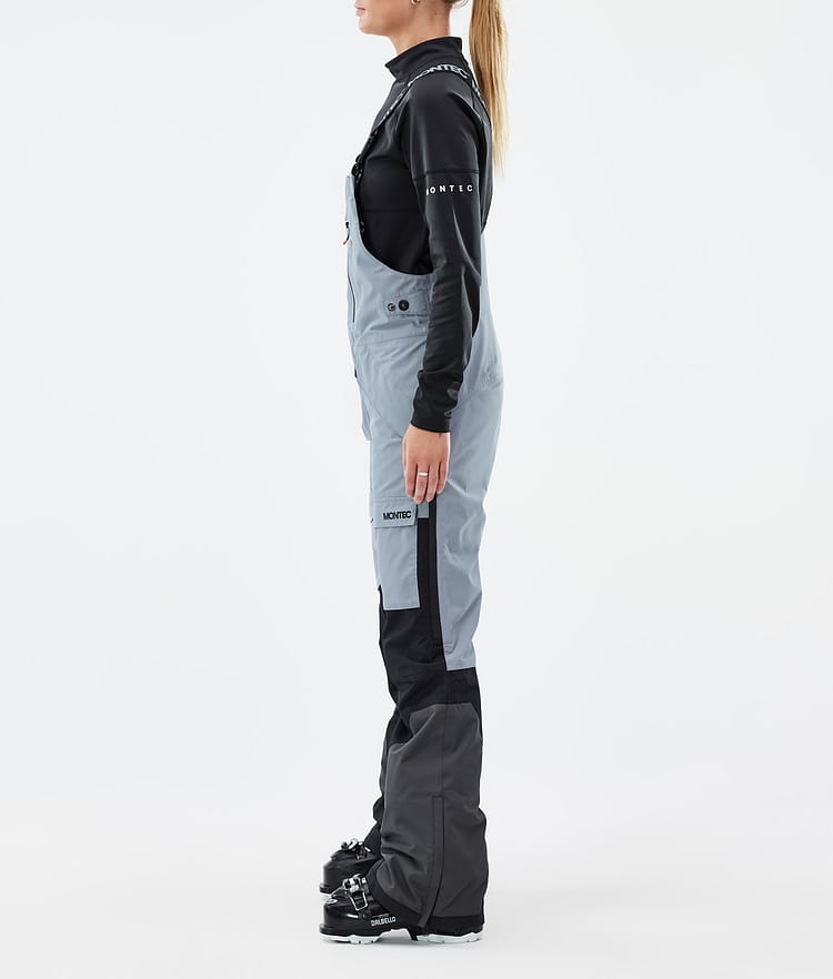 Montec Fawk W Skibukse Dame Soft Blue/Black/Phantom, Bilde 3 av 7