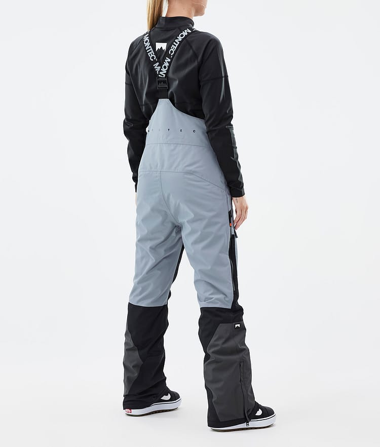 Montec Fawk W Snowboardbukse Dame Soft Blue/Black/Phantom Renewed, Bilde 4 av 7