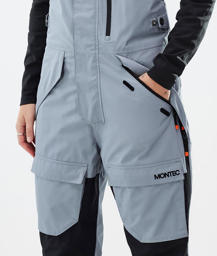 Montec Fawk W Snowboardbukse Dame Soft Blue/Black/Phantom Renewed, Bilde 5 av 7