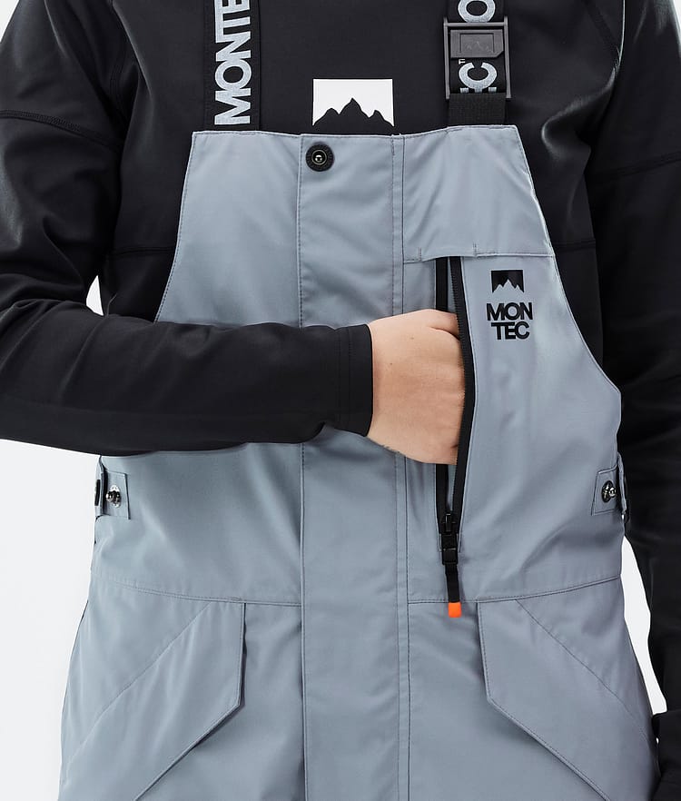 Montec Fawk W Snowboardbukse Dame Soft Blue/Black/Phantom Renewed, Bilde 6 av 7