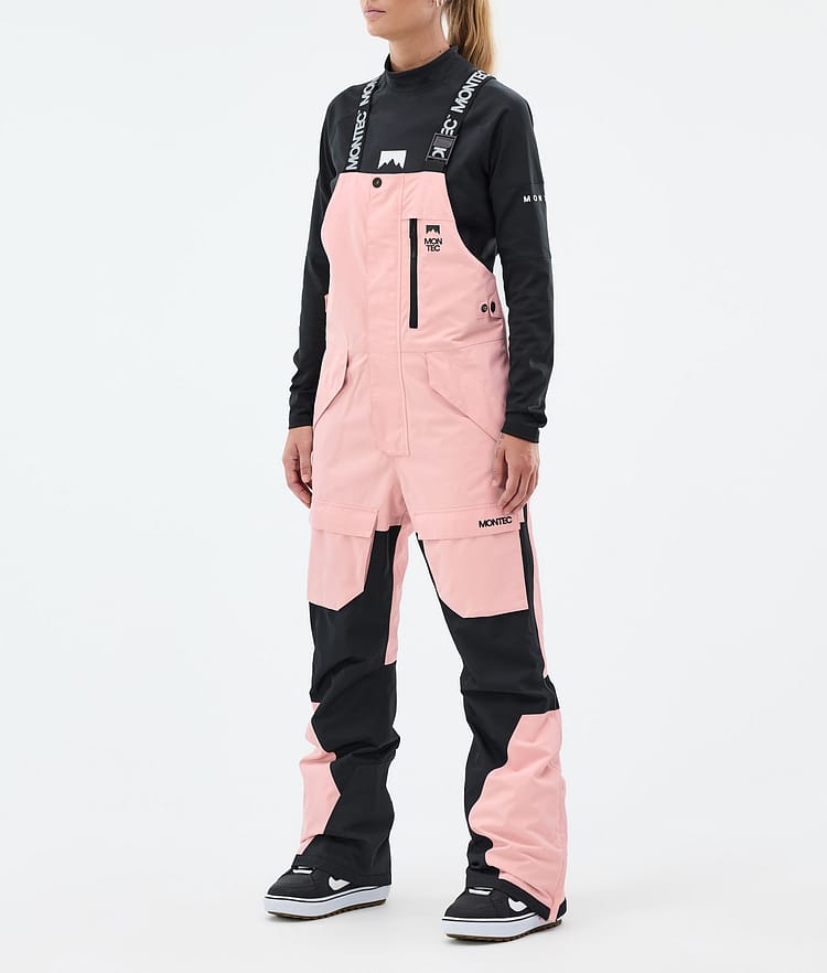 Montec Fawk W Snowboardbukse Dame Soft Pink/ Black Renewed, Bilde 1 av 7