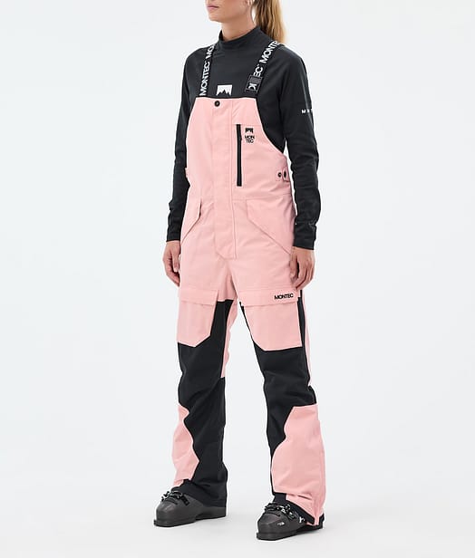 Montec Fawk W Skibukse Dame Soft Pink/ Black