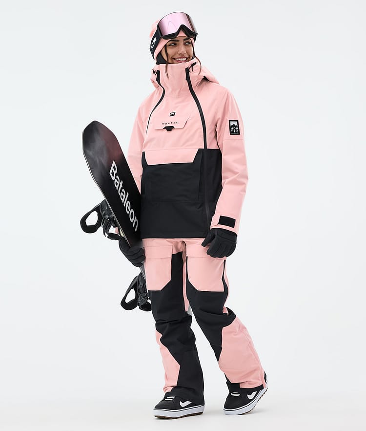 Montec Fawk W Snowboardbukse Dame Soft Pink/ Black Renewed, Bilde 2 av 7