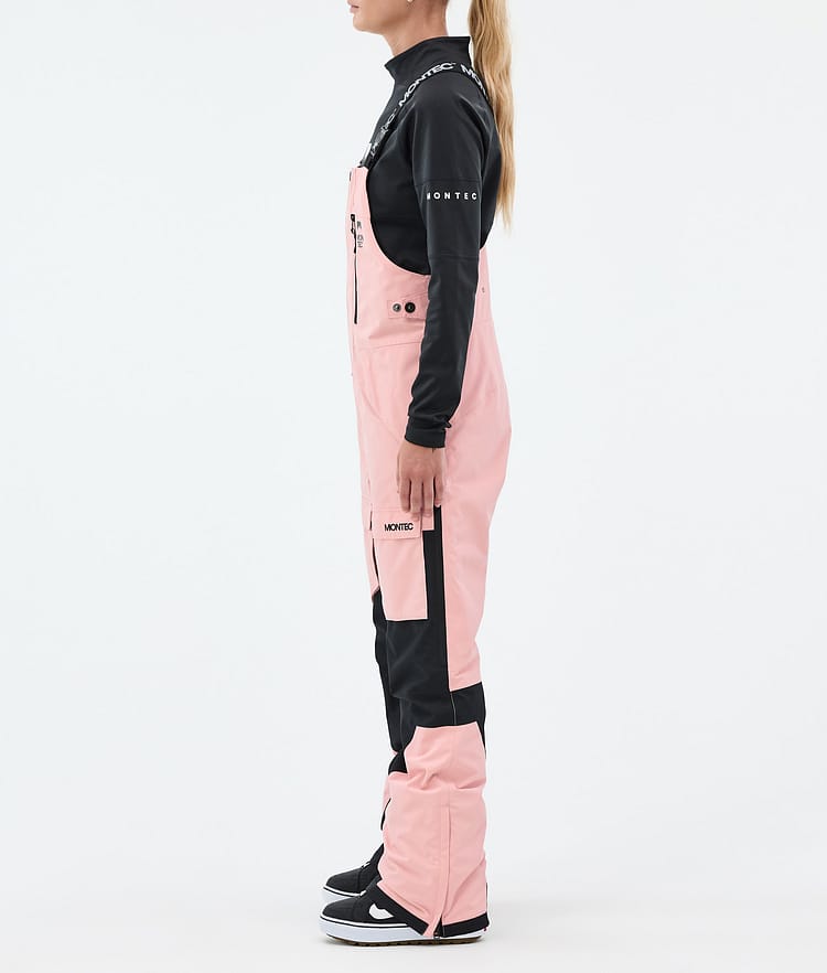 Montec Fawk W Snowboardbukse Dame Soft Pink/ Black Renewed, Bilde 3 av 7