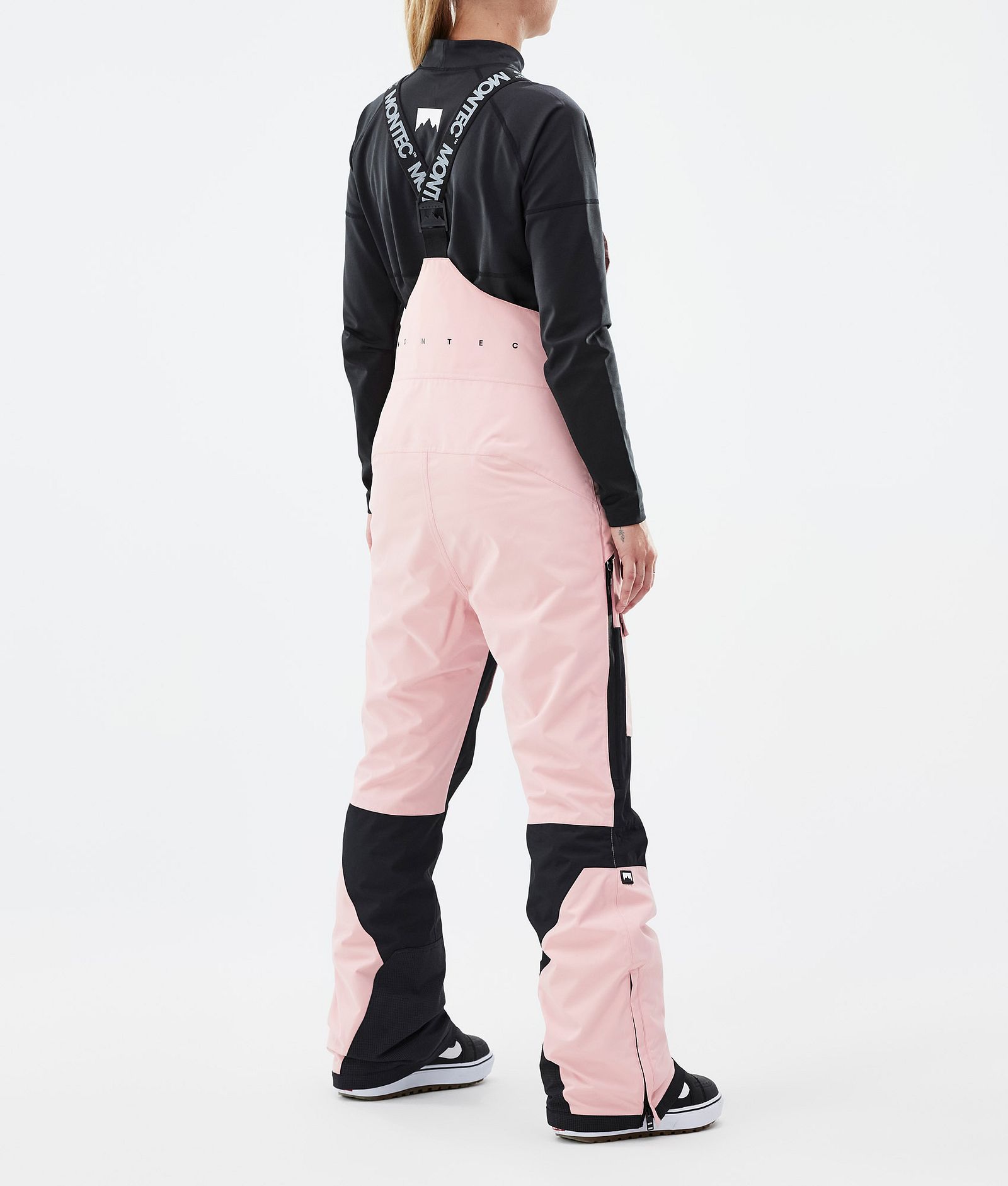 Montec Fawk W Snowboardbukse Dame Soft Pink/ Black, Bilde 4 av 7