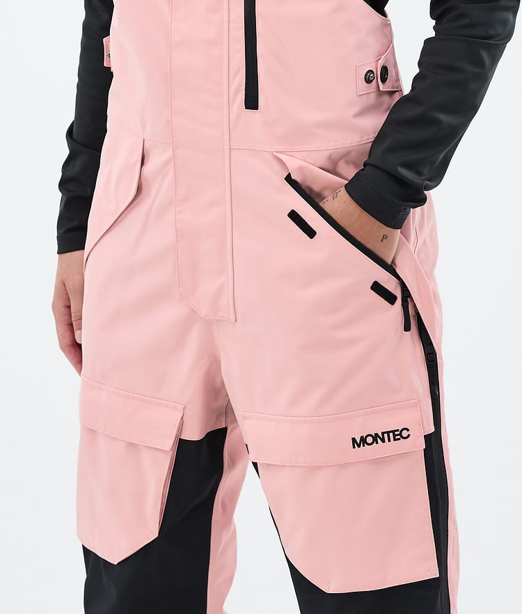 Montec Fawk W Snowboardbukse Dame Soft Pink/ Black Renewed, Bilde 5 av 7