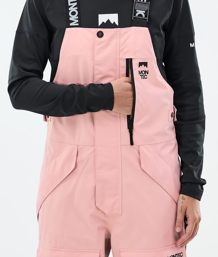 Montec Fawk W Snowboardbukse Dame Soft Pink/ Black Renewed, Bilde 6 av 7